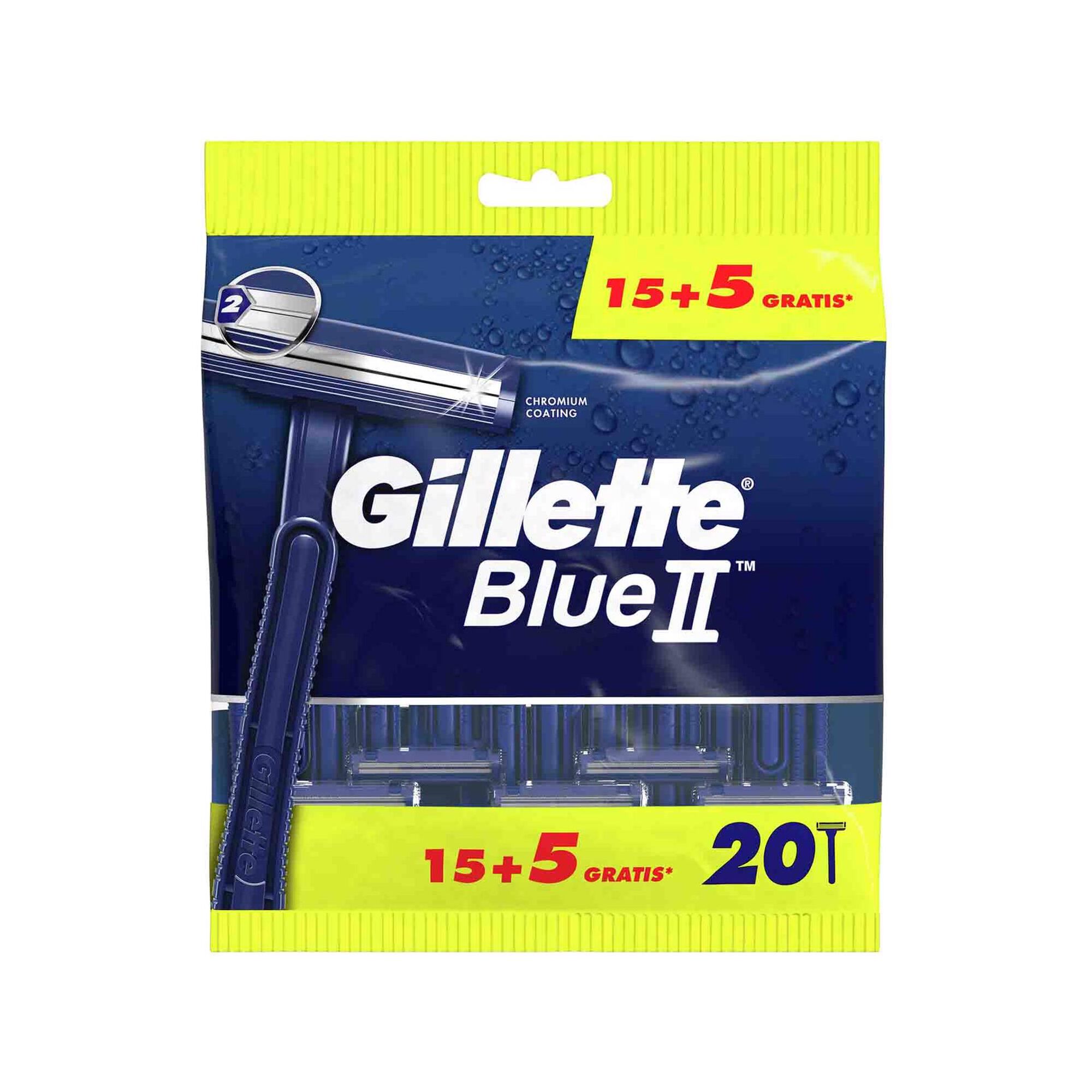 Lâminas de Barbear Descartáveis Blue II