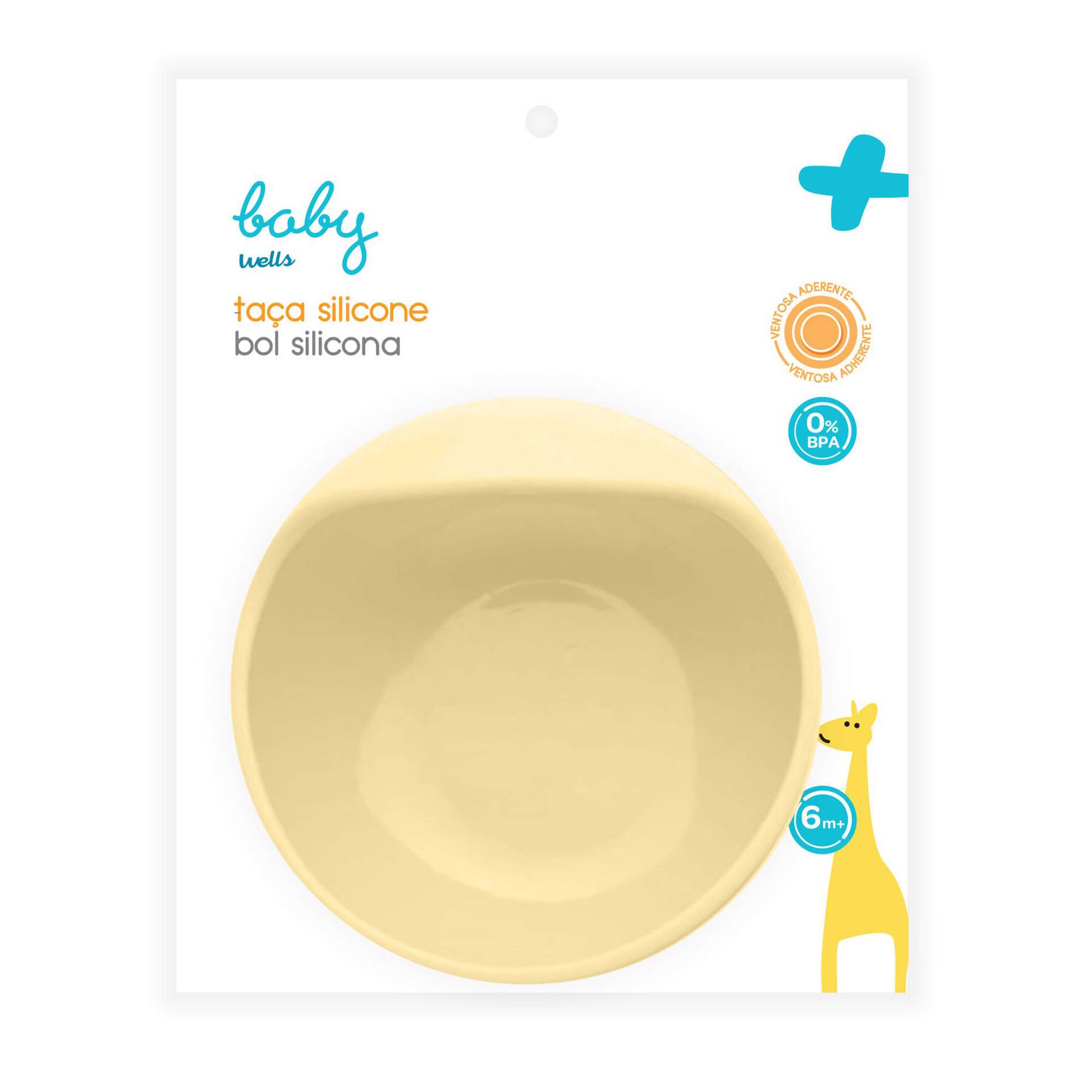 Taça Silicone Amarela 6M+