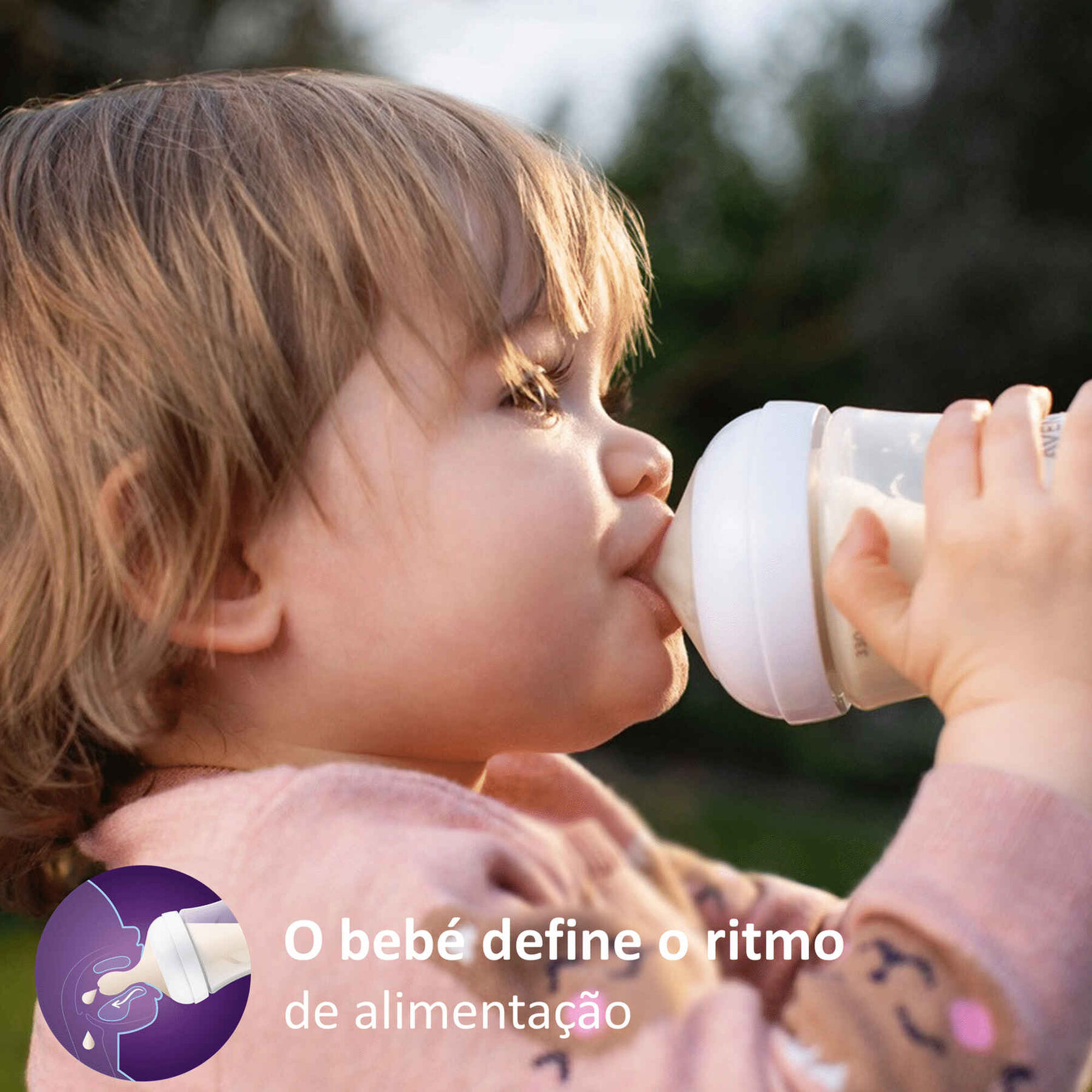Biberão Natural Response com válvula Airfree