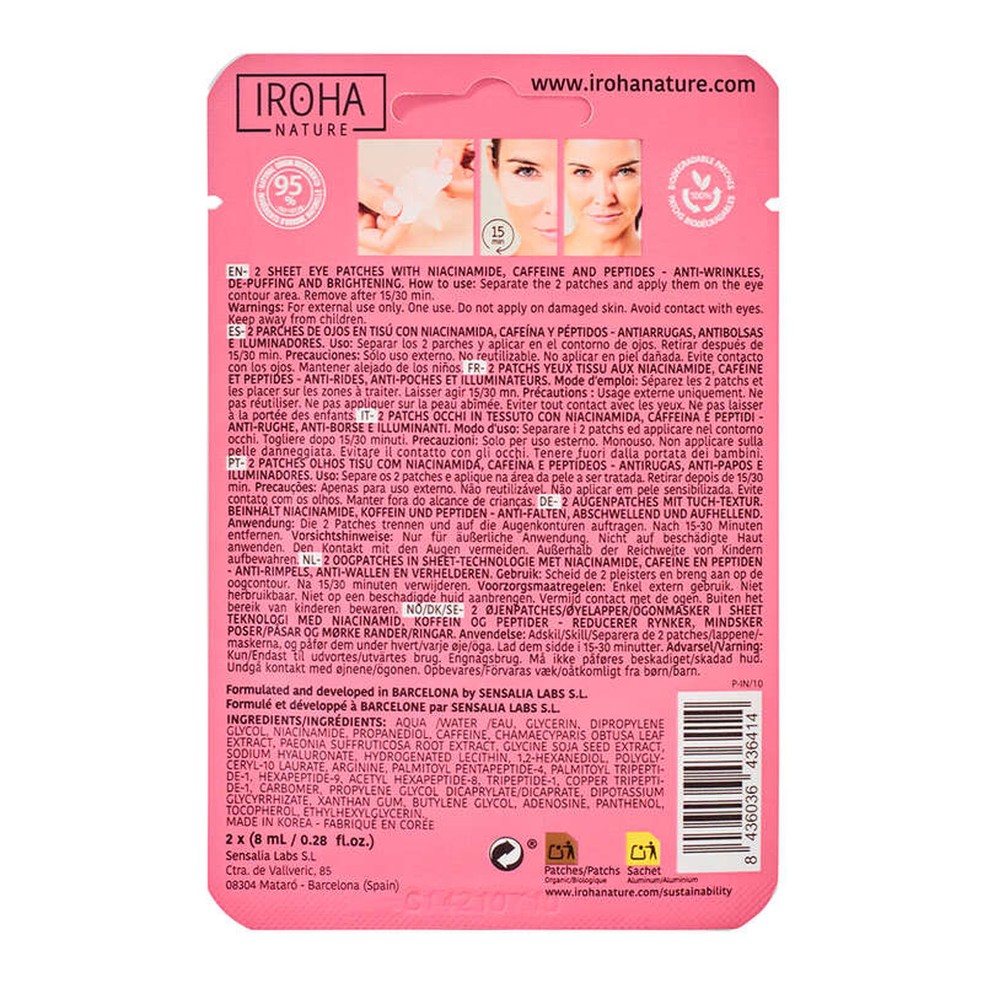 Máscara de Olhos Iluminadora Global Eye Care