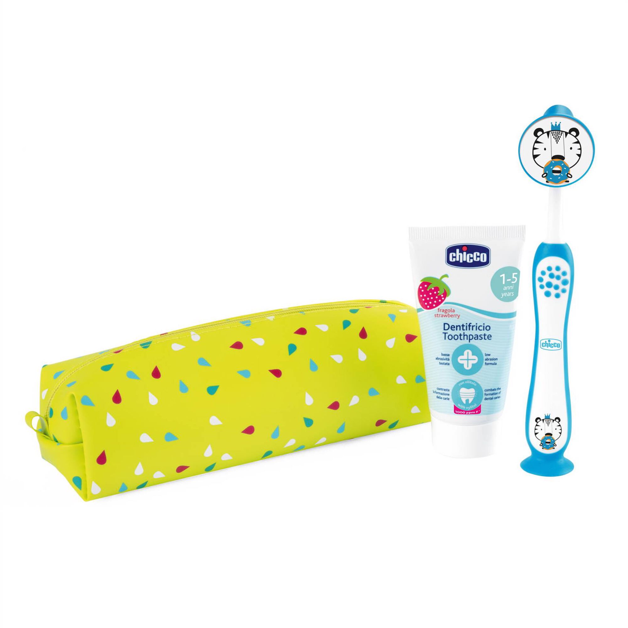 Kit Higiene Oral Panda Azul