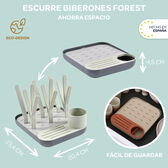 Forest Bottle Drainer Misty Green Wells Image 10