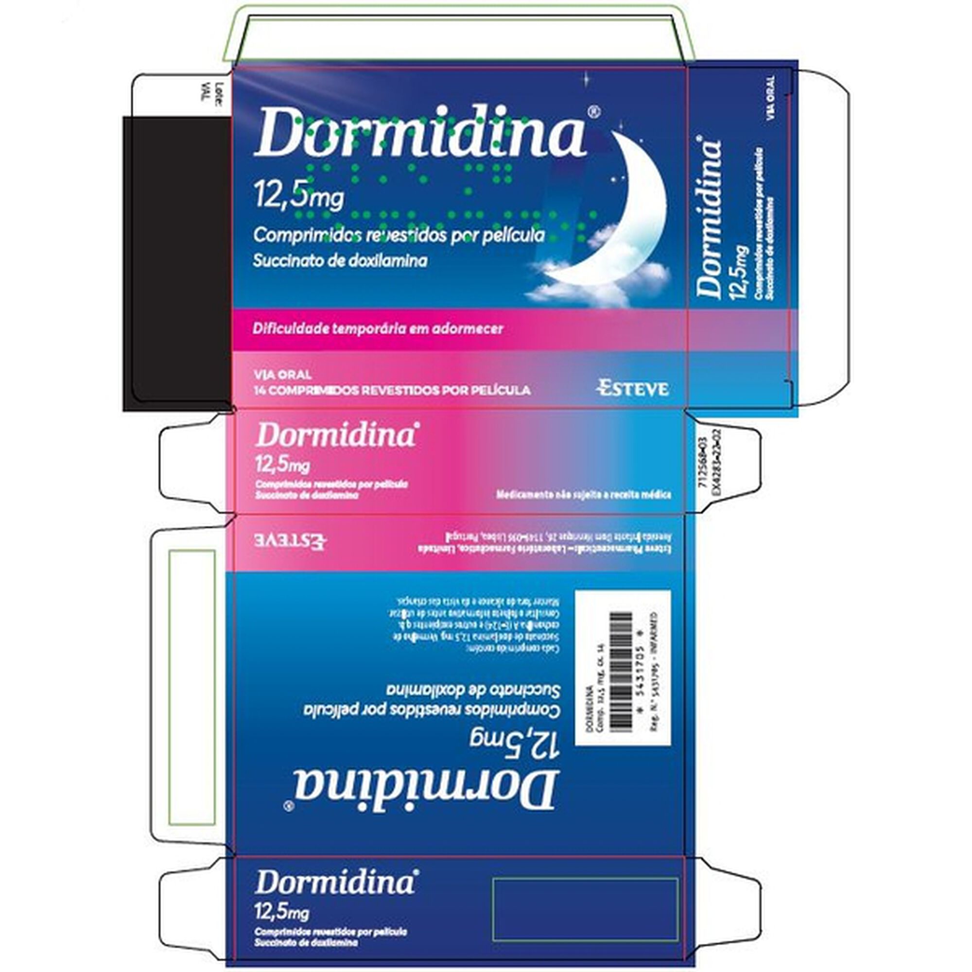 Dormidina 12,5 mg