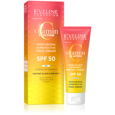 Creme Rosto Hidratação SFP50 Vitamin C 3xAction Wells