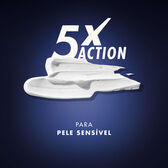 Fusion Espuma de Afeitar 5x Action Wells Image 2