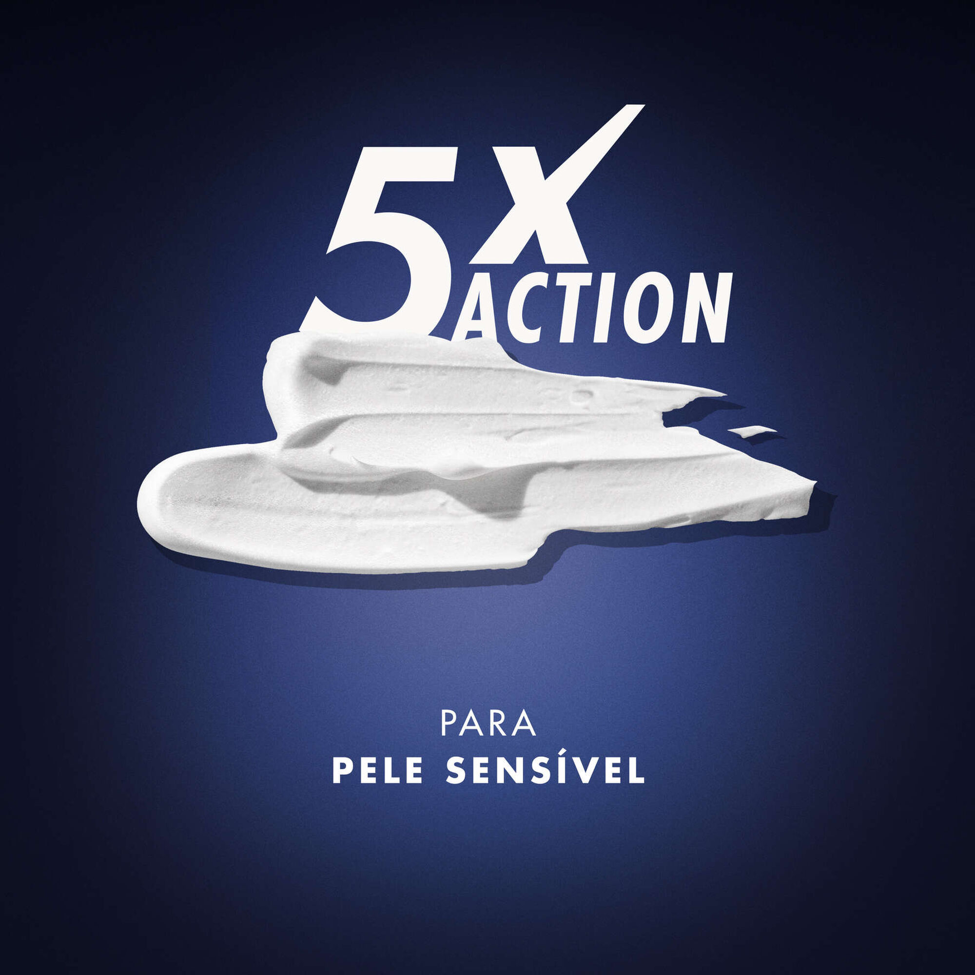 Fusion Espuma de Afeitar 5x Action