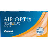 Lentes De Contacto Air Optix Night&Day Aqua 6 un Wells