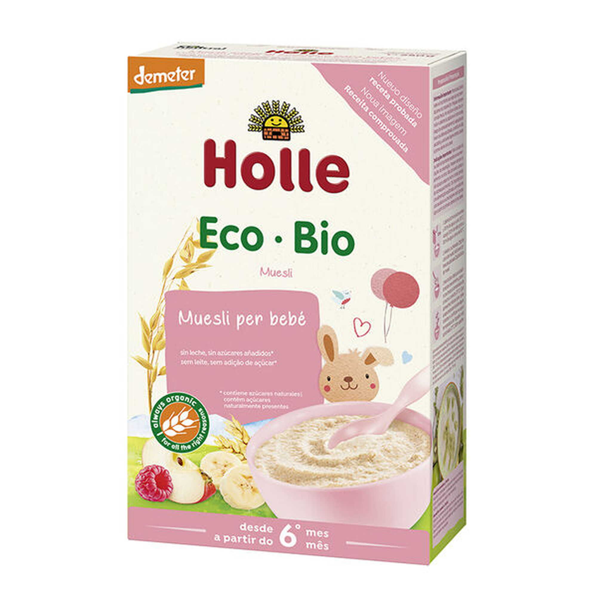 Papa Bebe Biologica Muesli 6 Meses Holle Well S Papa Bebe Biologica Muesli 6 Meses Holle Well S