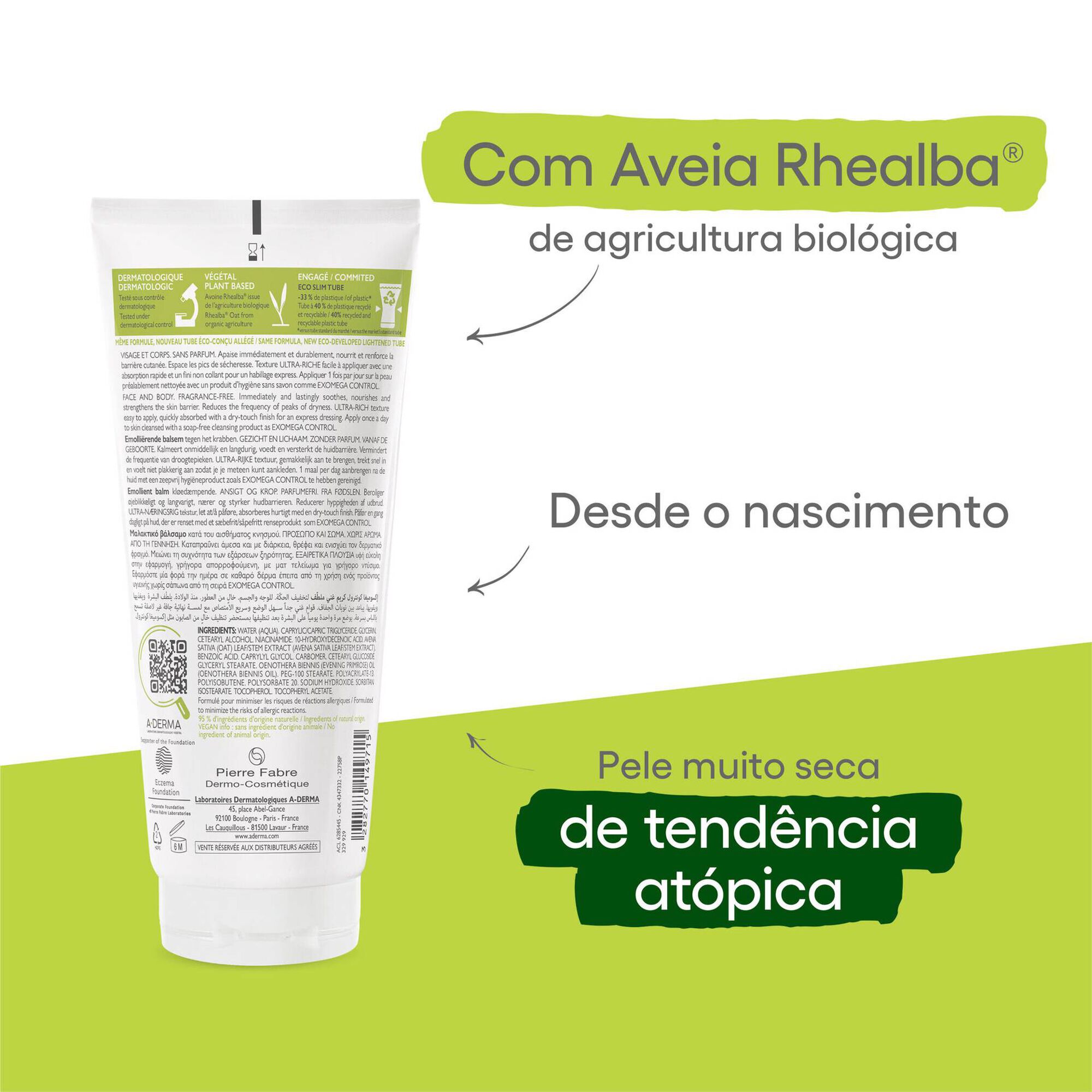 Exomega Control Emollient Balm