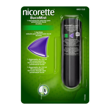 Nicorette BucoMist Spray Bucal Menta Wells Image 1