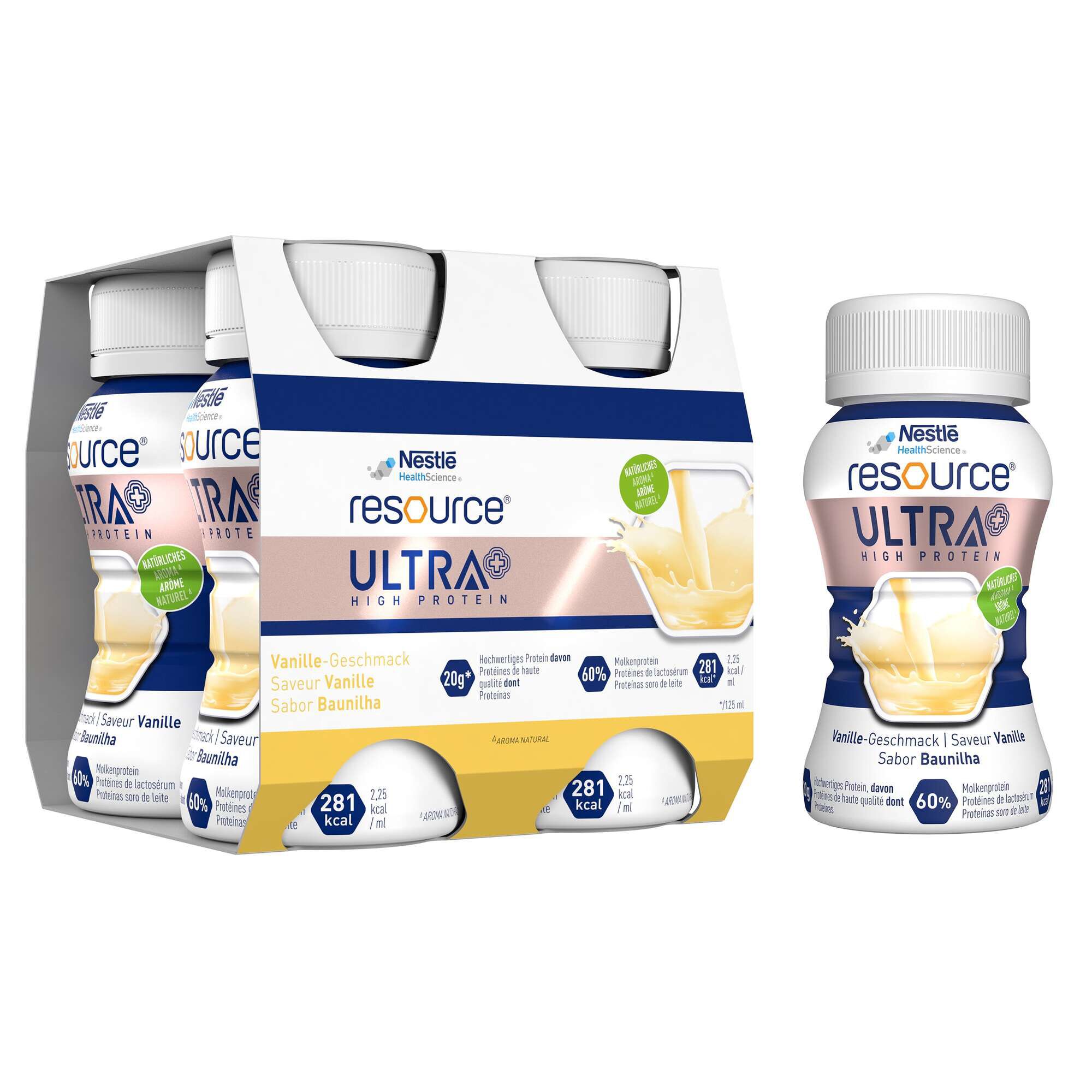 Pack Bebida Proteica de Baunilha Ultra High