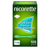 Nicorette 105 Gomas Nicotina 2 mg Menta Wells Image 1