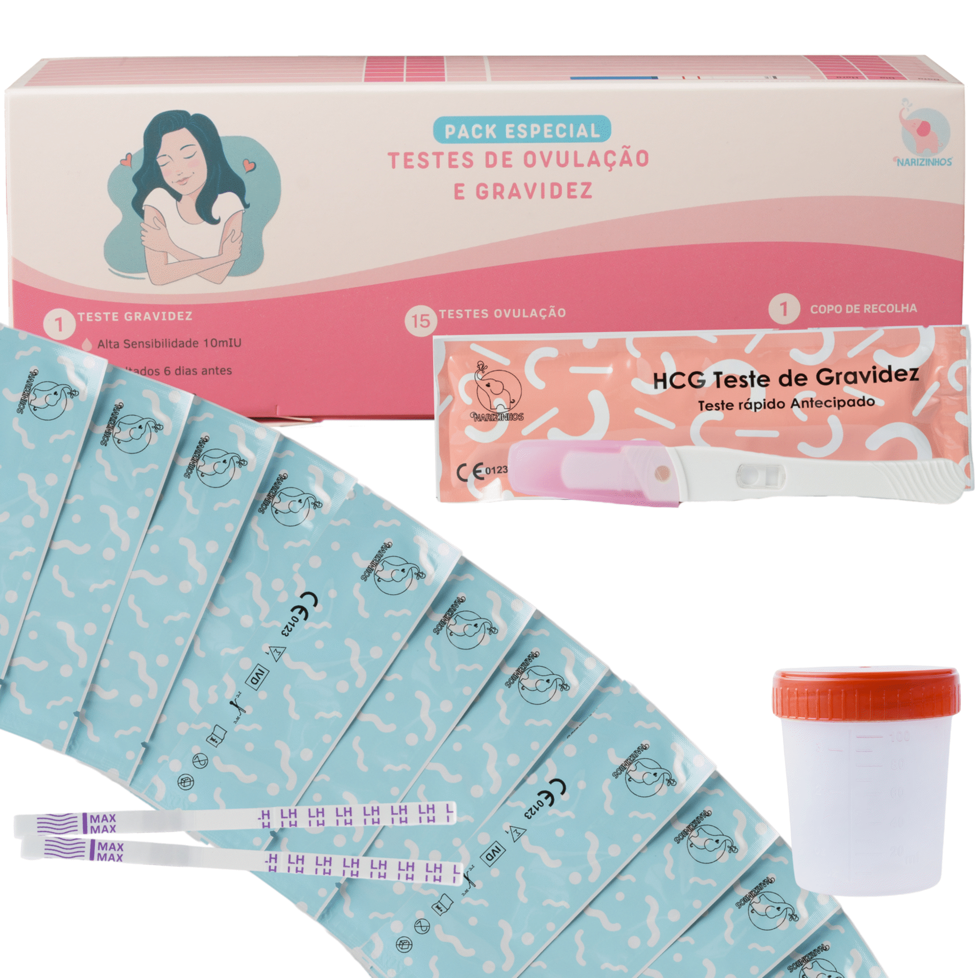 Pack Especial Teste de Ovulação e Gravidez