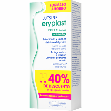Eryplast Pasta Al Agua Óxido de Zinc Wells