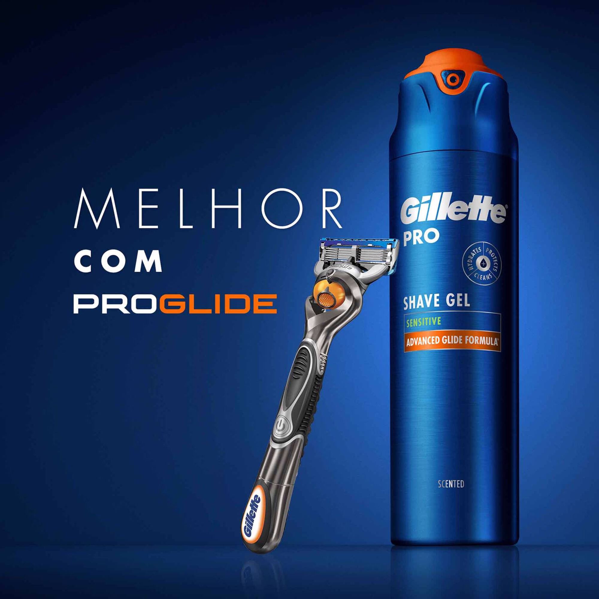 Gel de Barbear Pele Sensível Pro