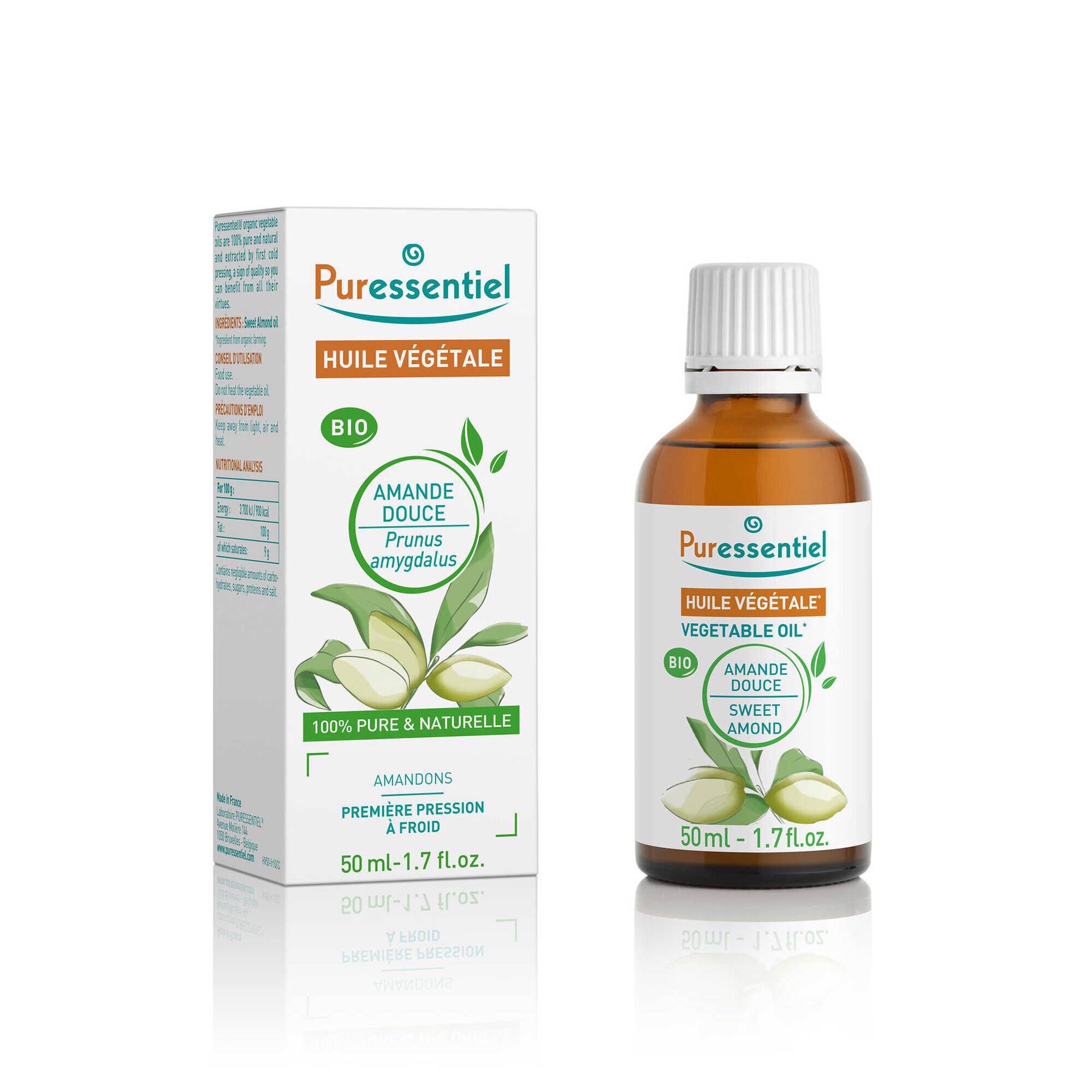 Huile Végétale Amande Douce Bio