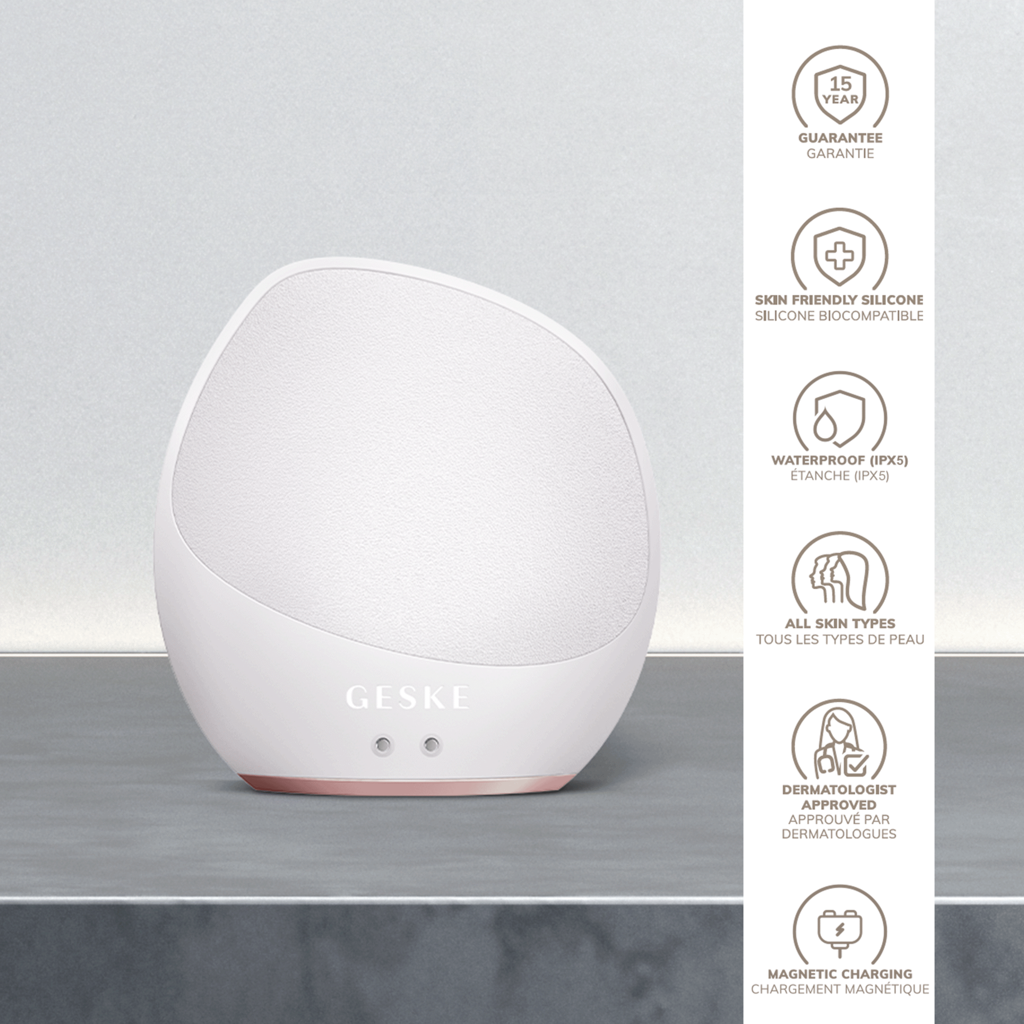 Escova Corpo Limpeza Sonic 7 em 1 Starlight