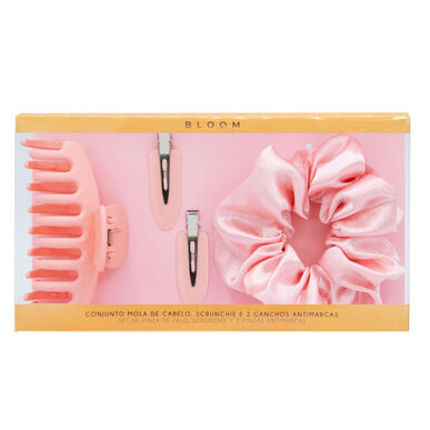 Conjunto Mola Scrunchie Ganchos Antimarcas Wells Image 1
