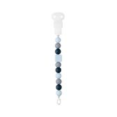 Pacifier Clip Silicone Dark Blue Wells