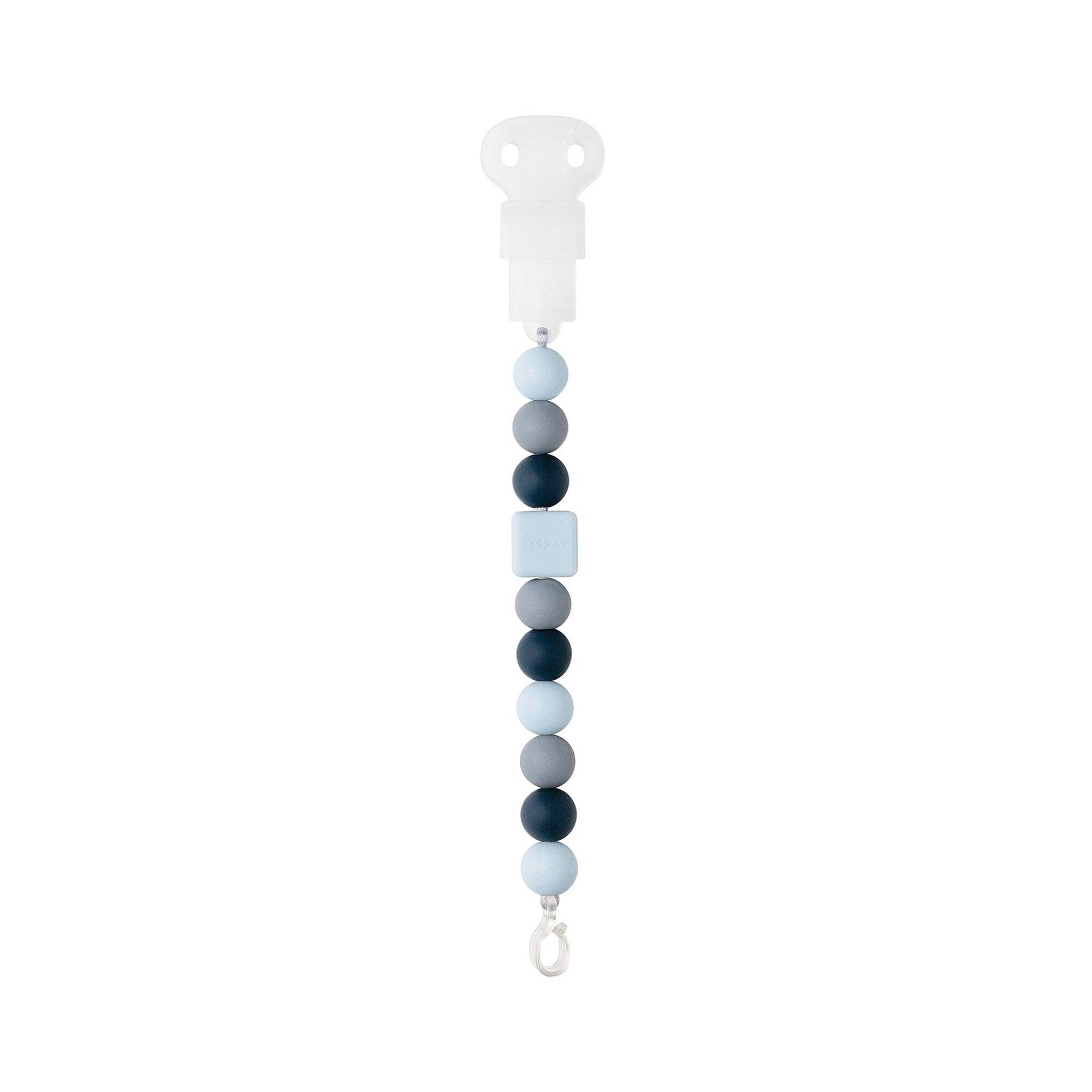 Pacifier Clip Silicone Dark Blue
