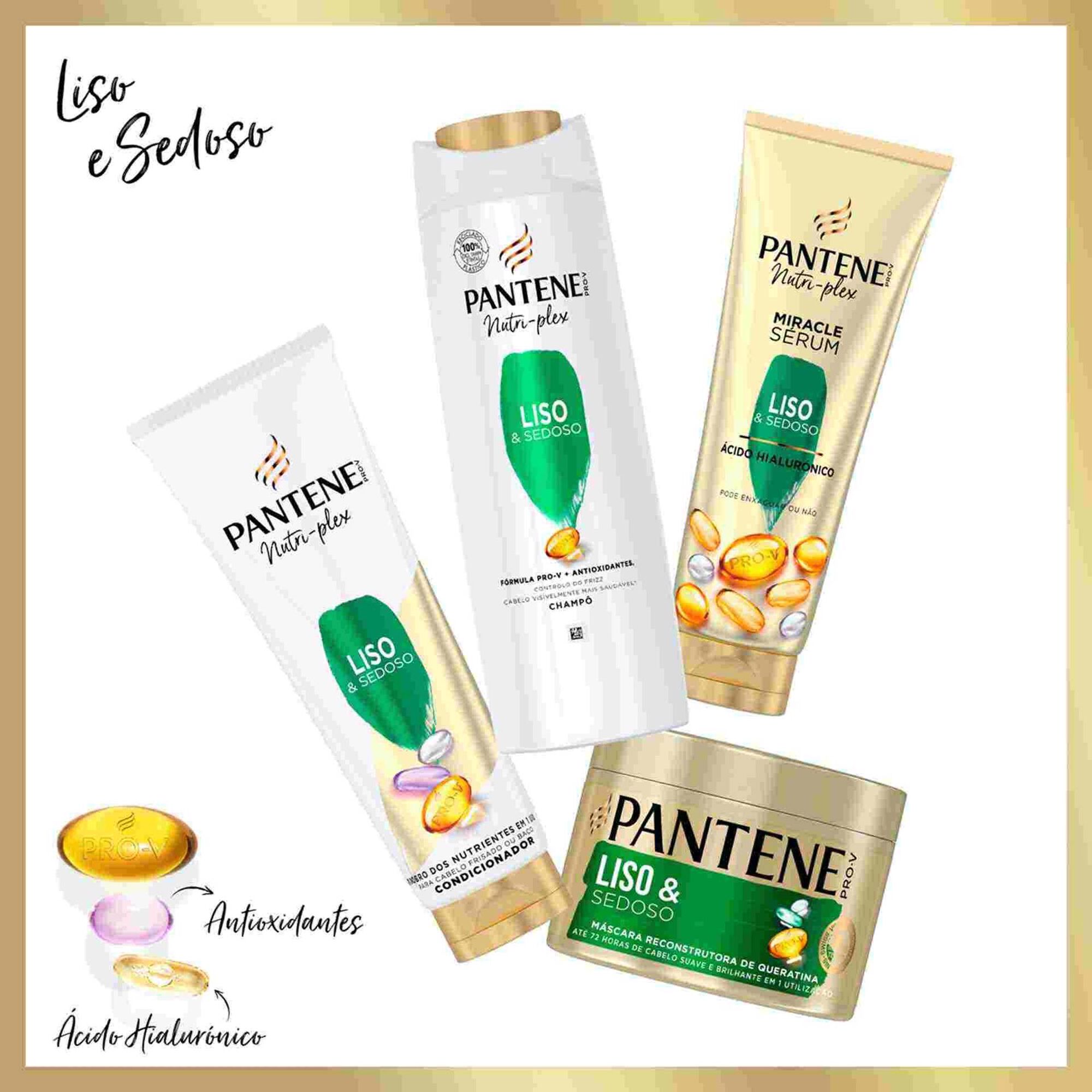 Champô Nutri-Plex Liso e Sedoso 3 em 1