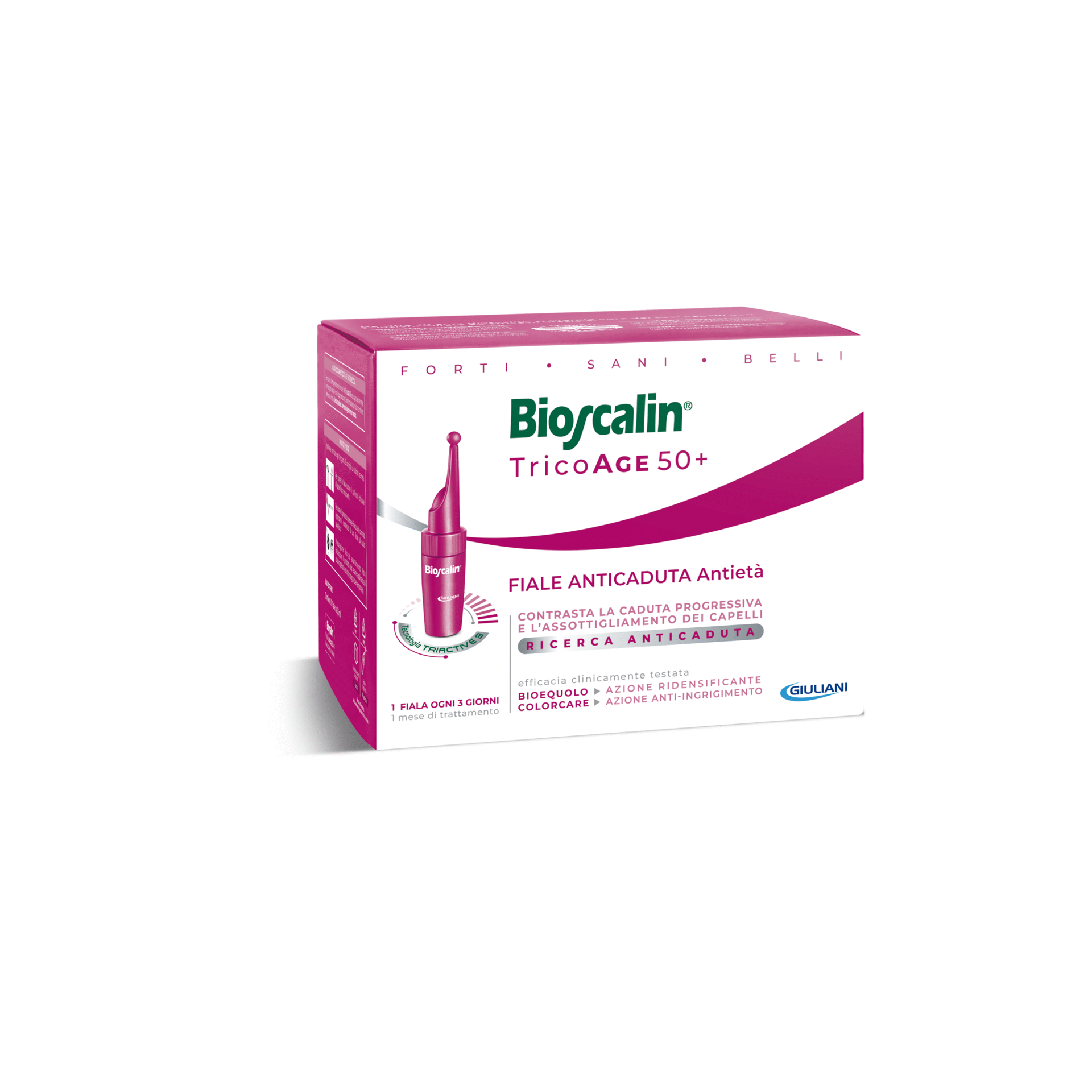Tratamento Antiqueda Ampolas Tricoage 50+ Bioscalin