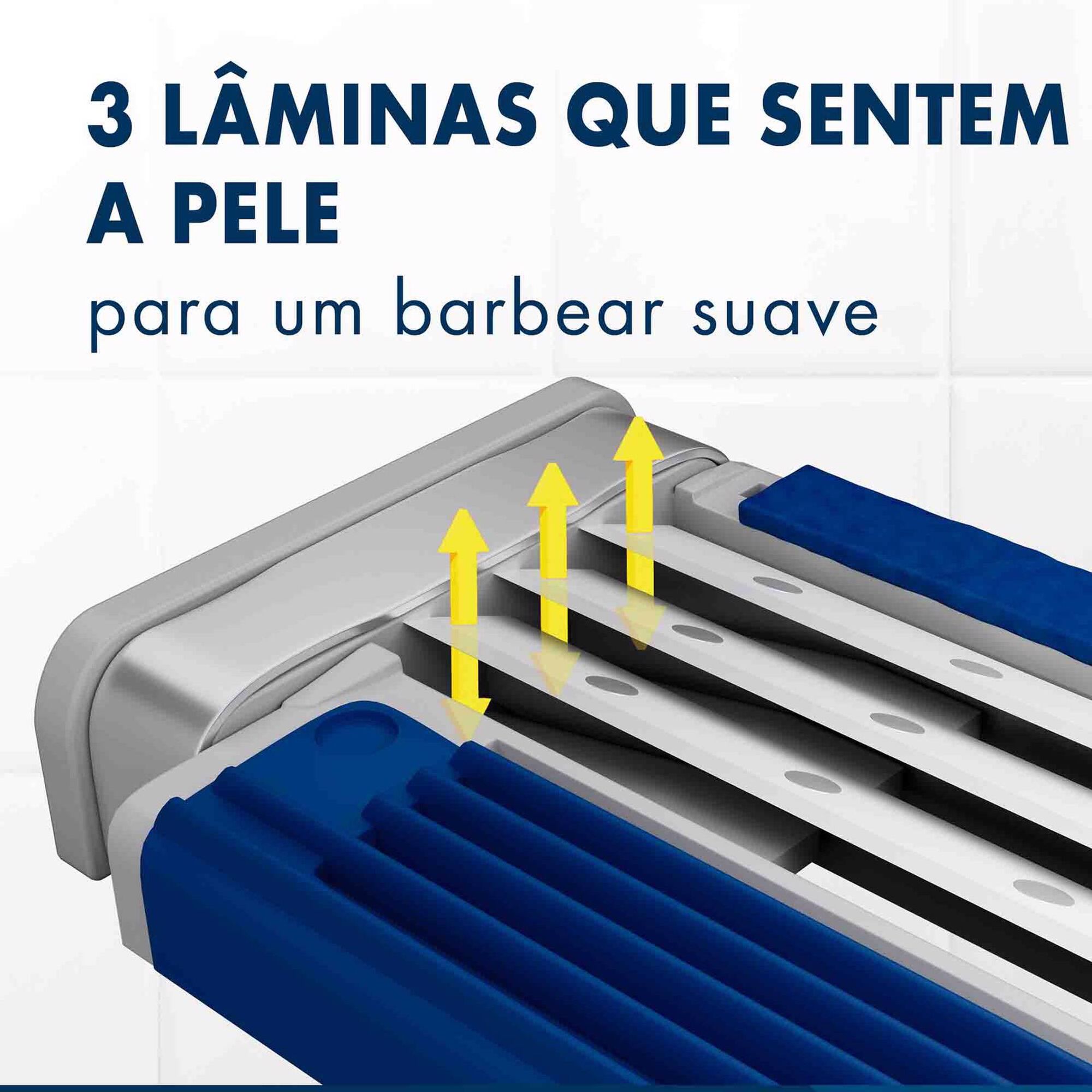 Lâminas de Barbear Descartáveis Blue 3 Smooth