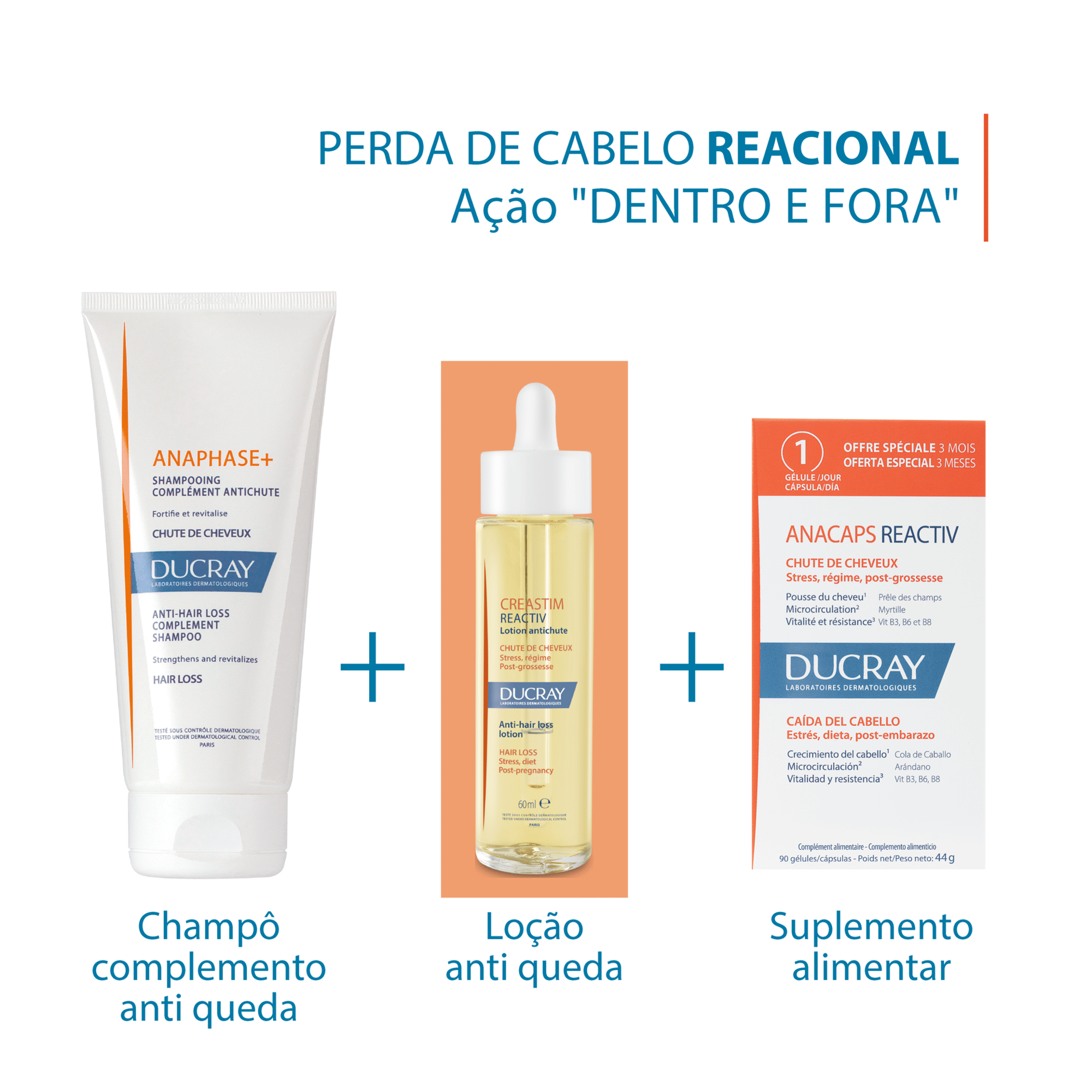 Cápsulas Queda Cabelo Reativa Anacaps Reactiv