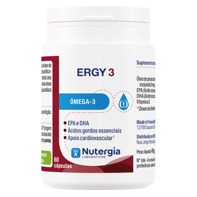 Ergy 3 Ómega-3 EPA e DHA
