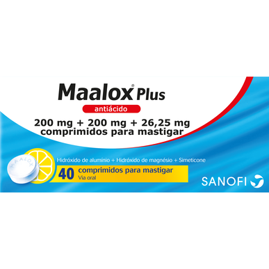 Maalox Plus 25 mg Wells