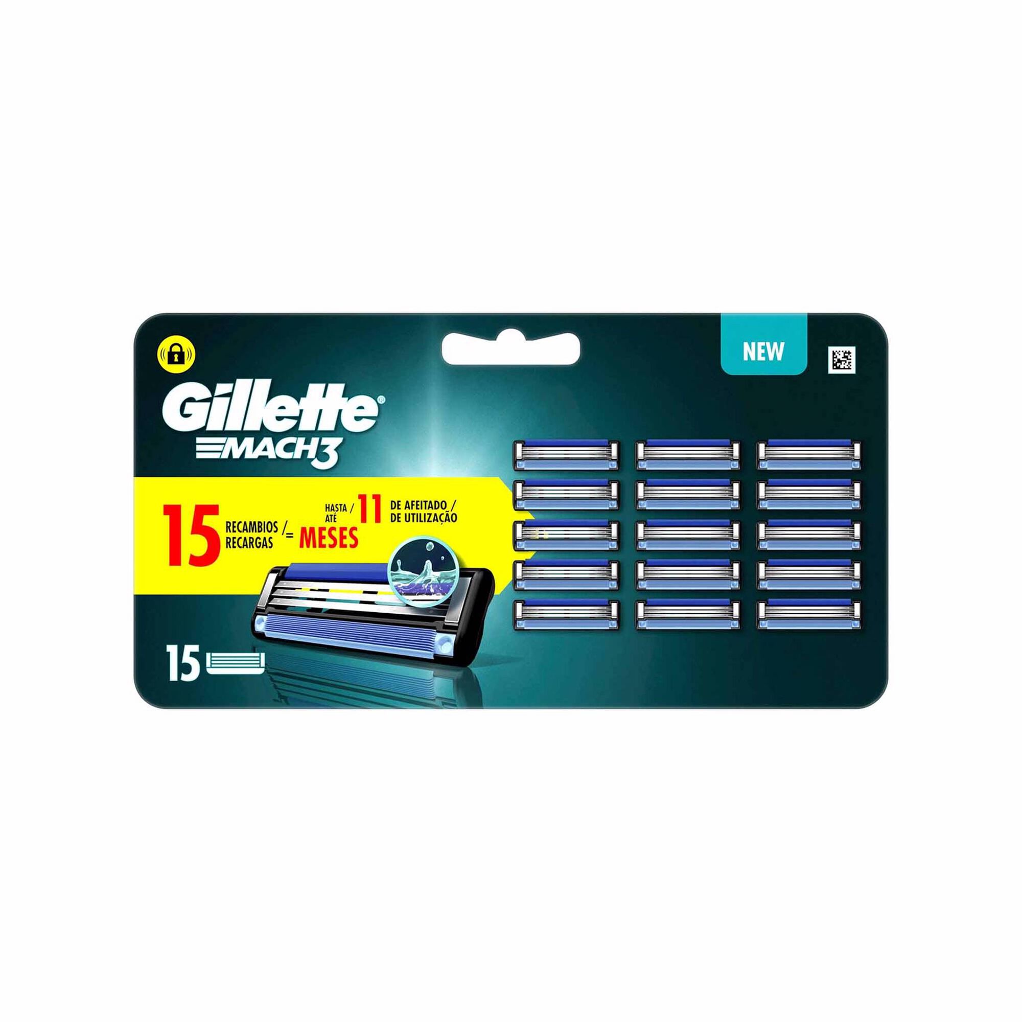 Recarga Lâminas de Barbear Mach 3