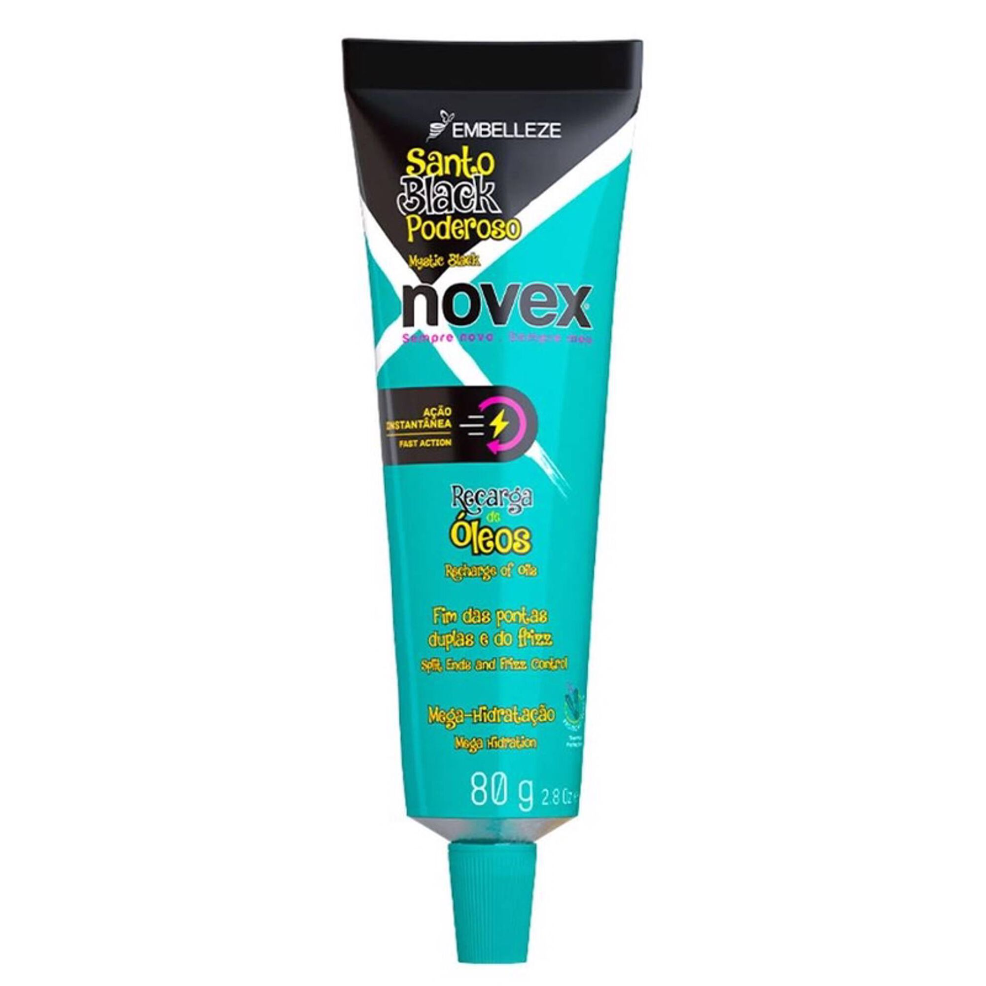 Creme Cabelo Pontas Duplas Santo Black Poderoso