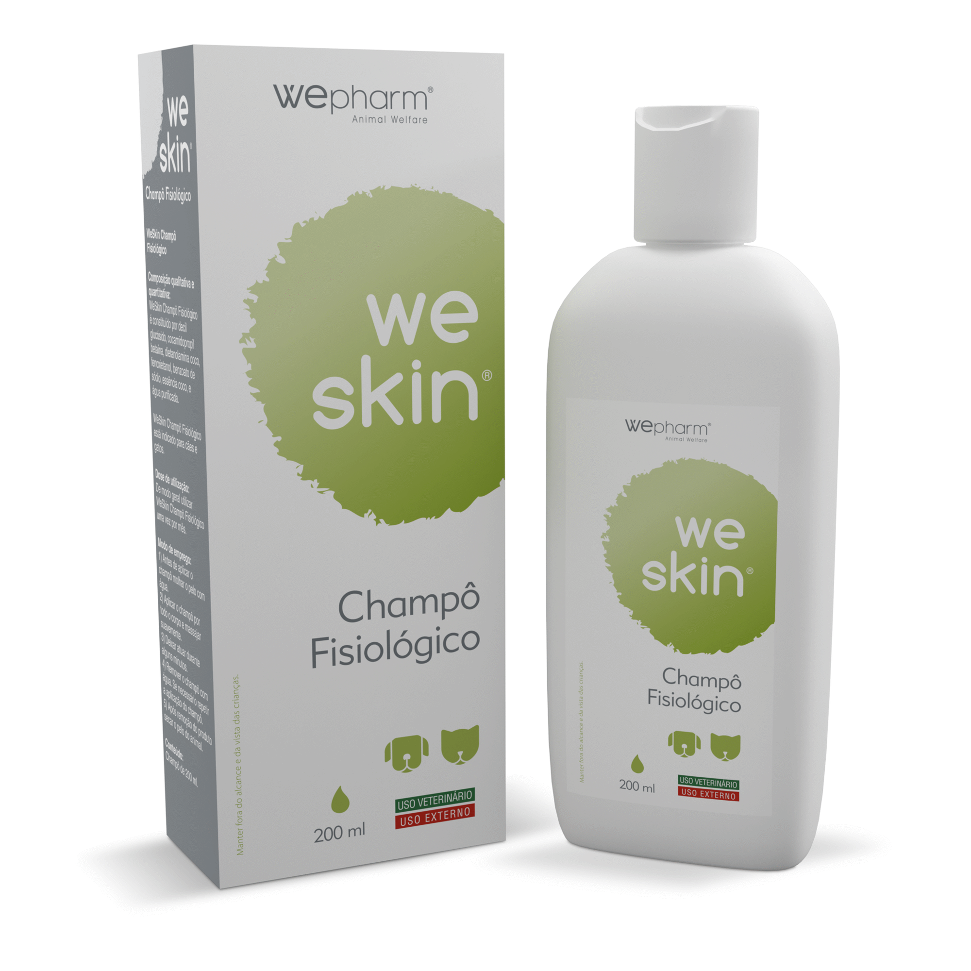 Champô Fisiológico para Cães e Gatos WeSkin