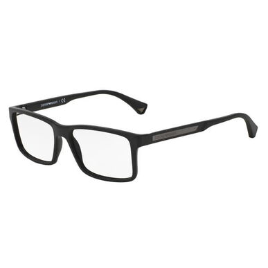 Armação Óculos Emporio Armani Preto 3038 Wells