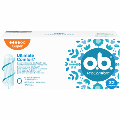 Ultimate Comfort Tampons ProComfort Super Wells