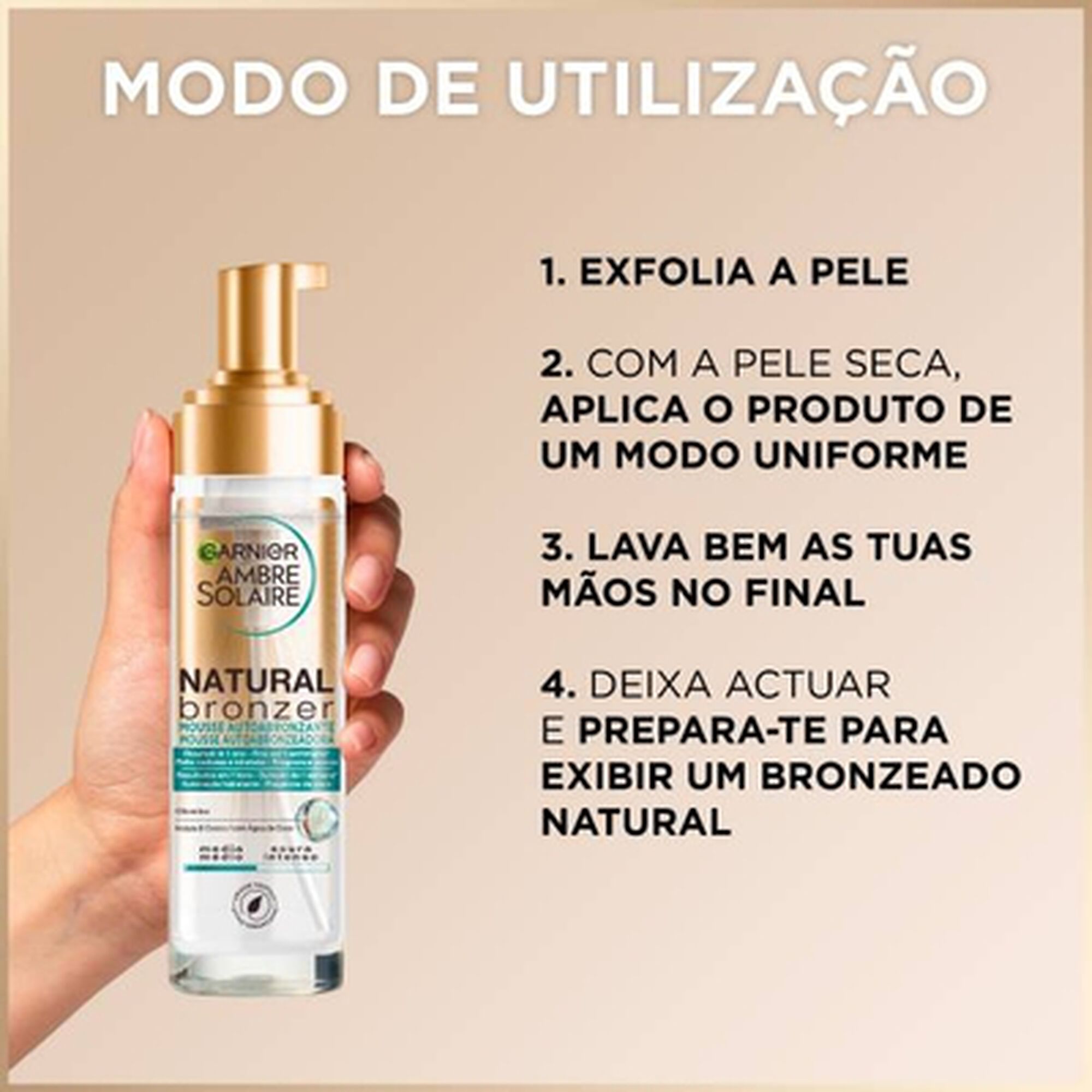 Mousse Autobronzeadora