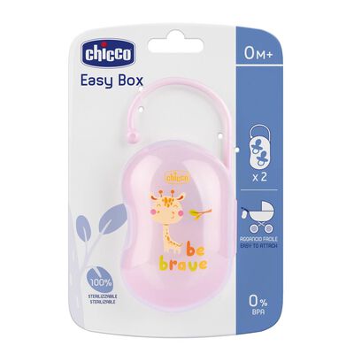 Porta-Chuchas Duplo Rosa com Gancho