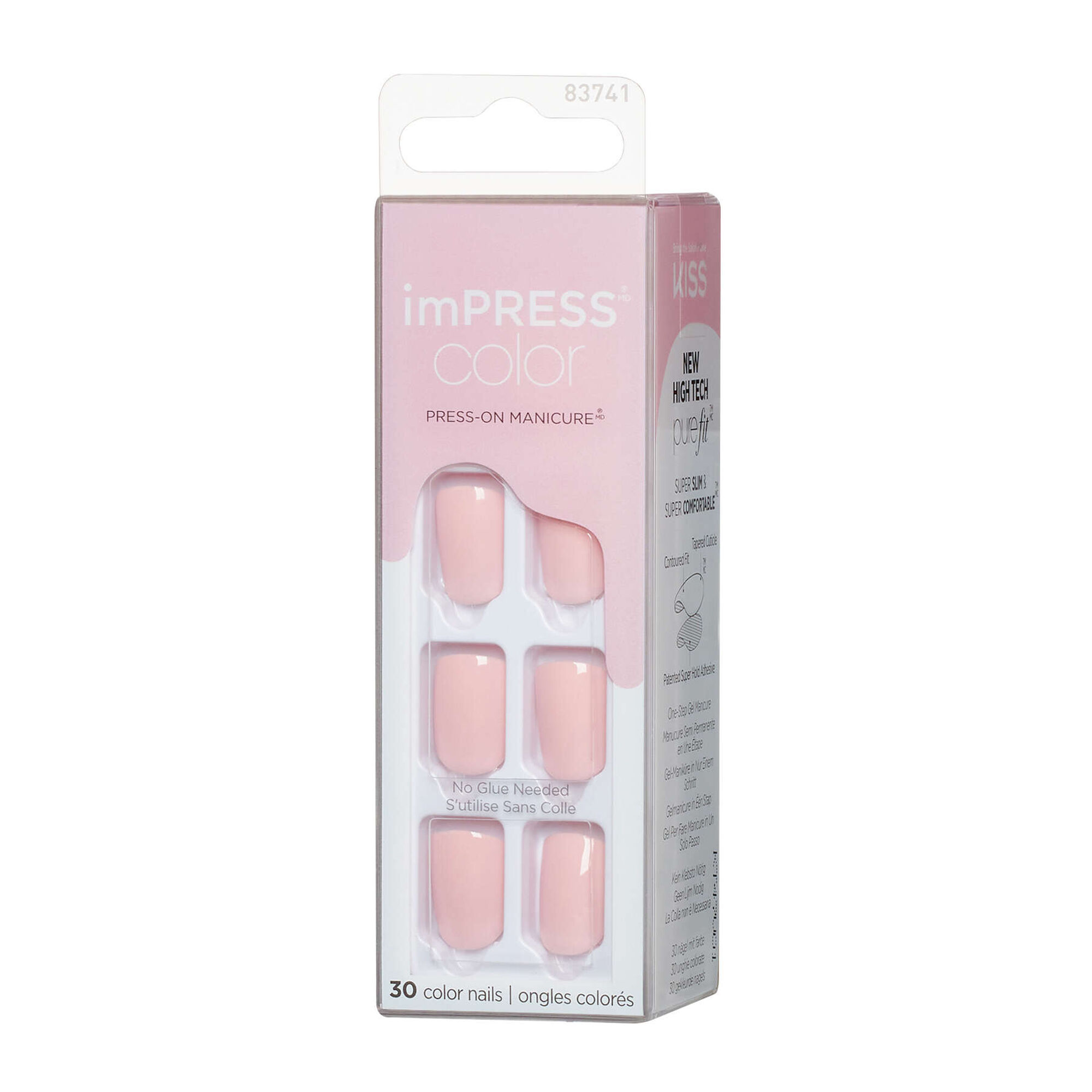 Unhas Postiças imPRESS Color Pick Me Pink