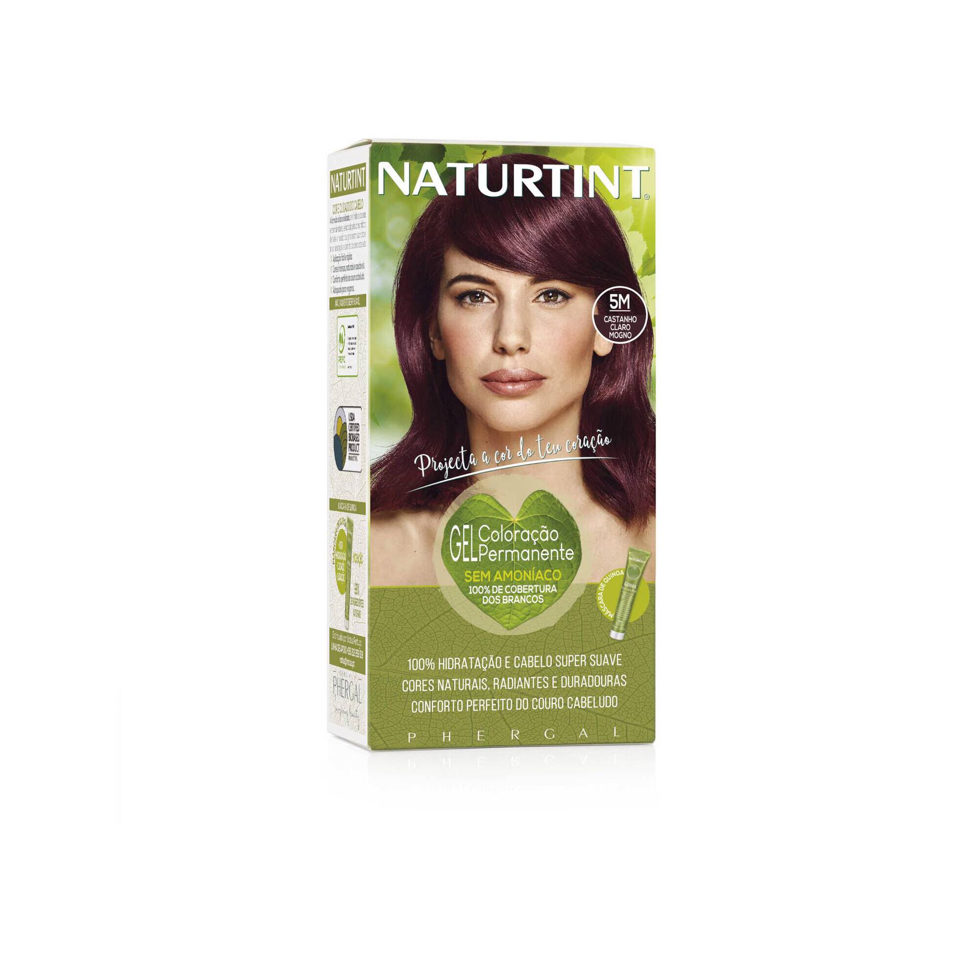 Gel Coloração Permanente 5M Castanho Claro