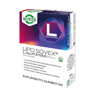 Lipo Sovex L-Glutatião 250mg Wells Image 1