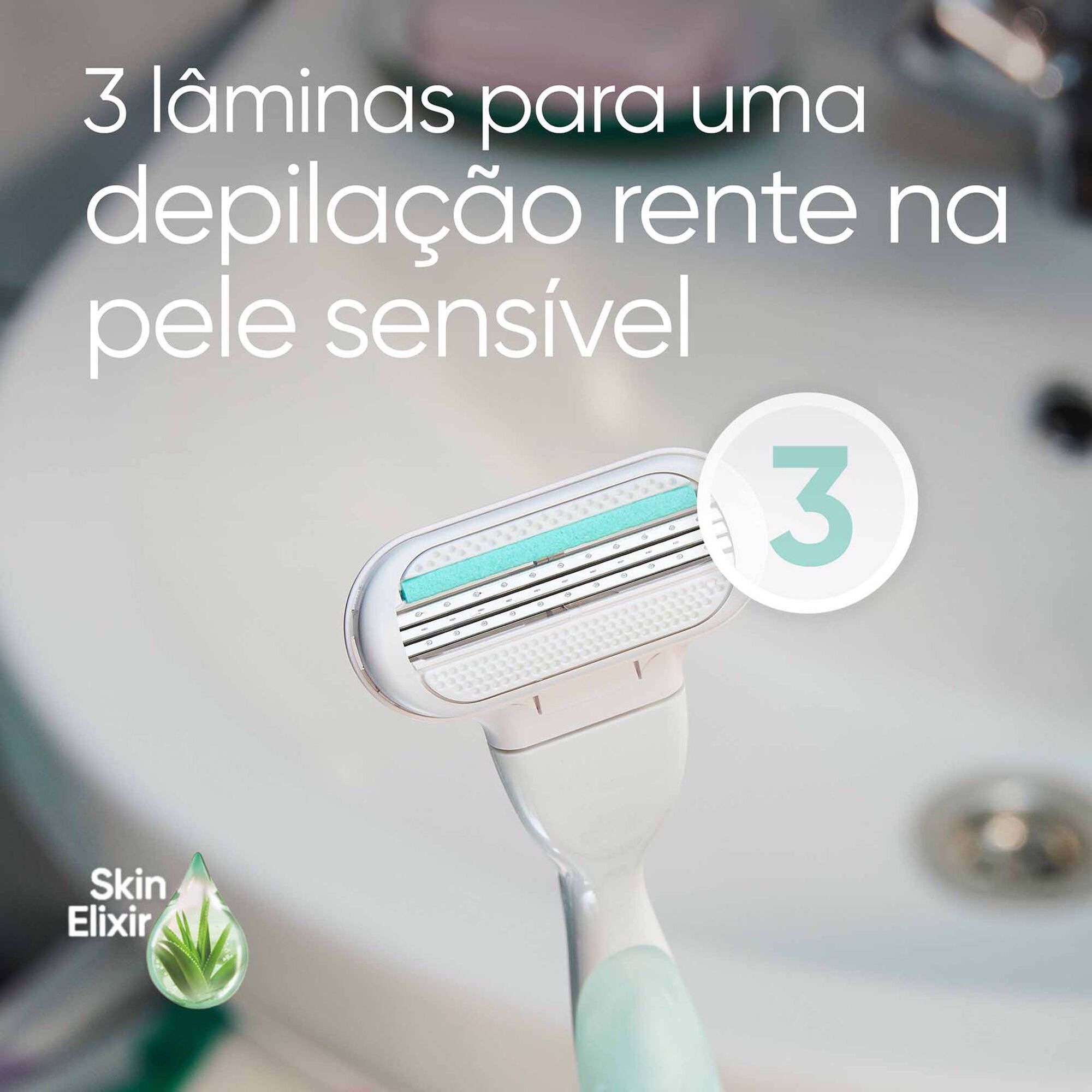 Recarga de Lâminas Venus Smooth Sensitive