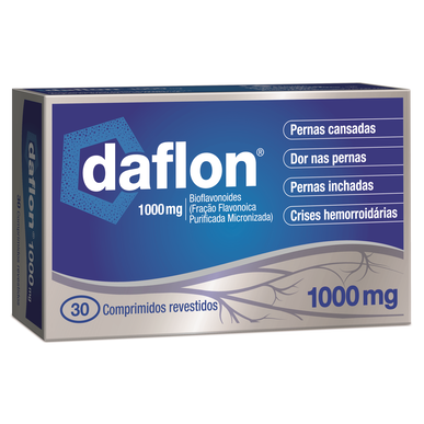 Daflon Comprimidos 1000mg Hemorróidas Wells
