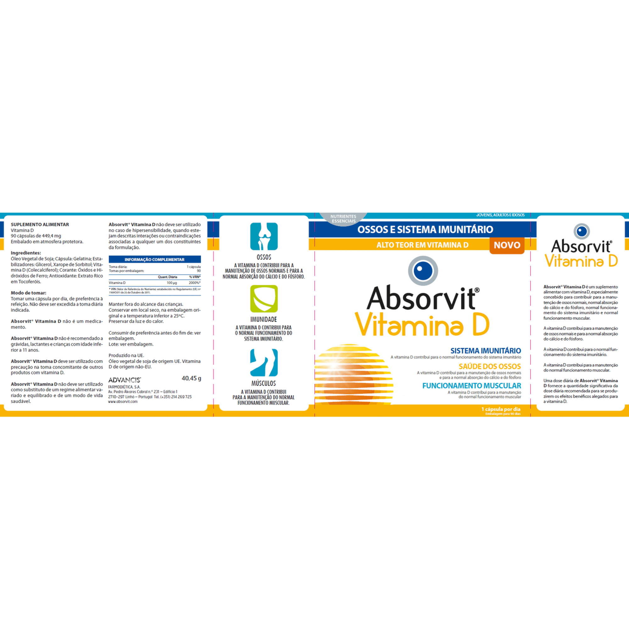 Vitamina D Ossos e Sistema Imunitário