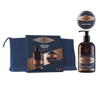 King C. Perfect Beard Regiment Kit 3 in 1 Wells Image 1
