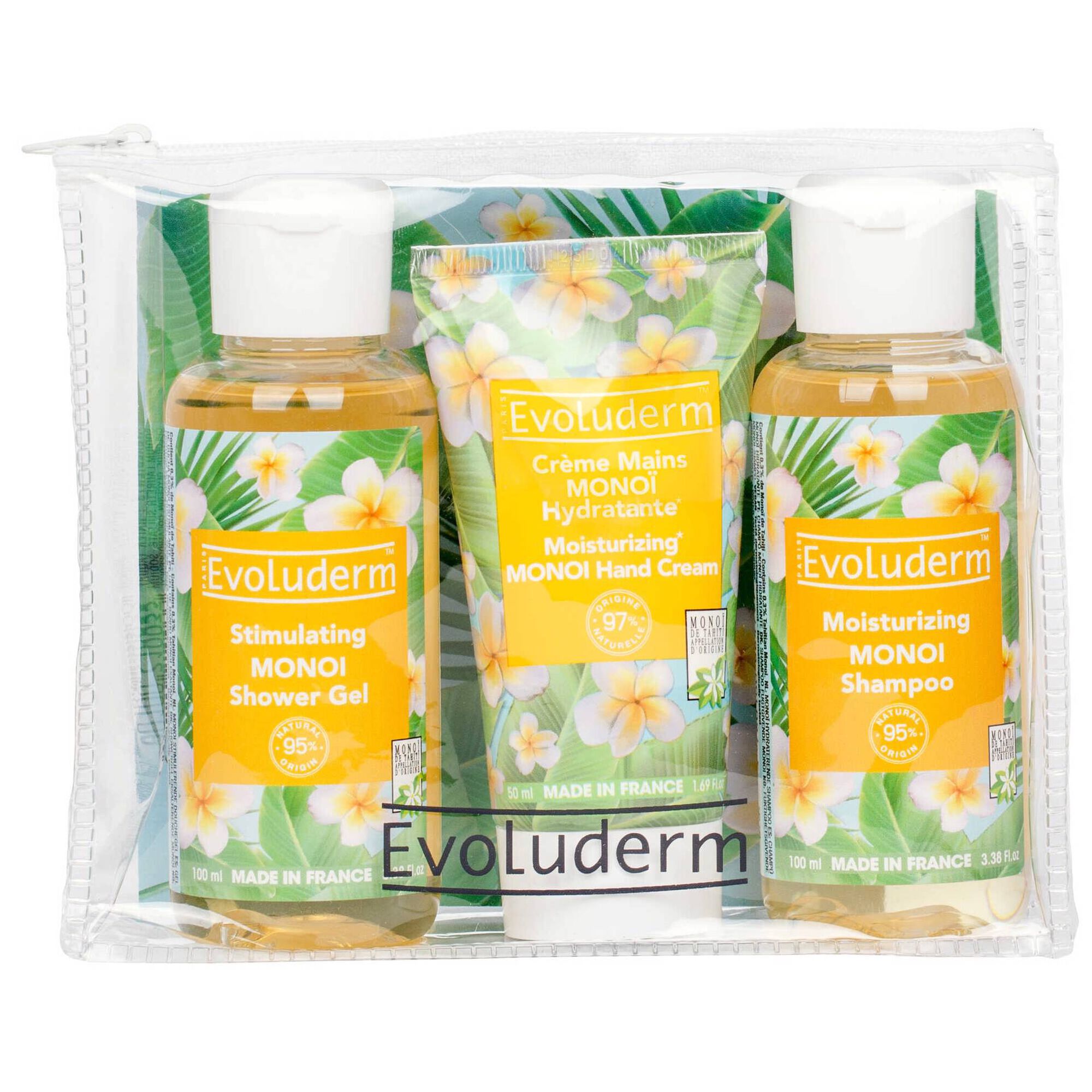 Pack de Viagem Cuidados de Corpo Monoi