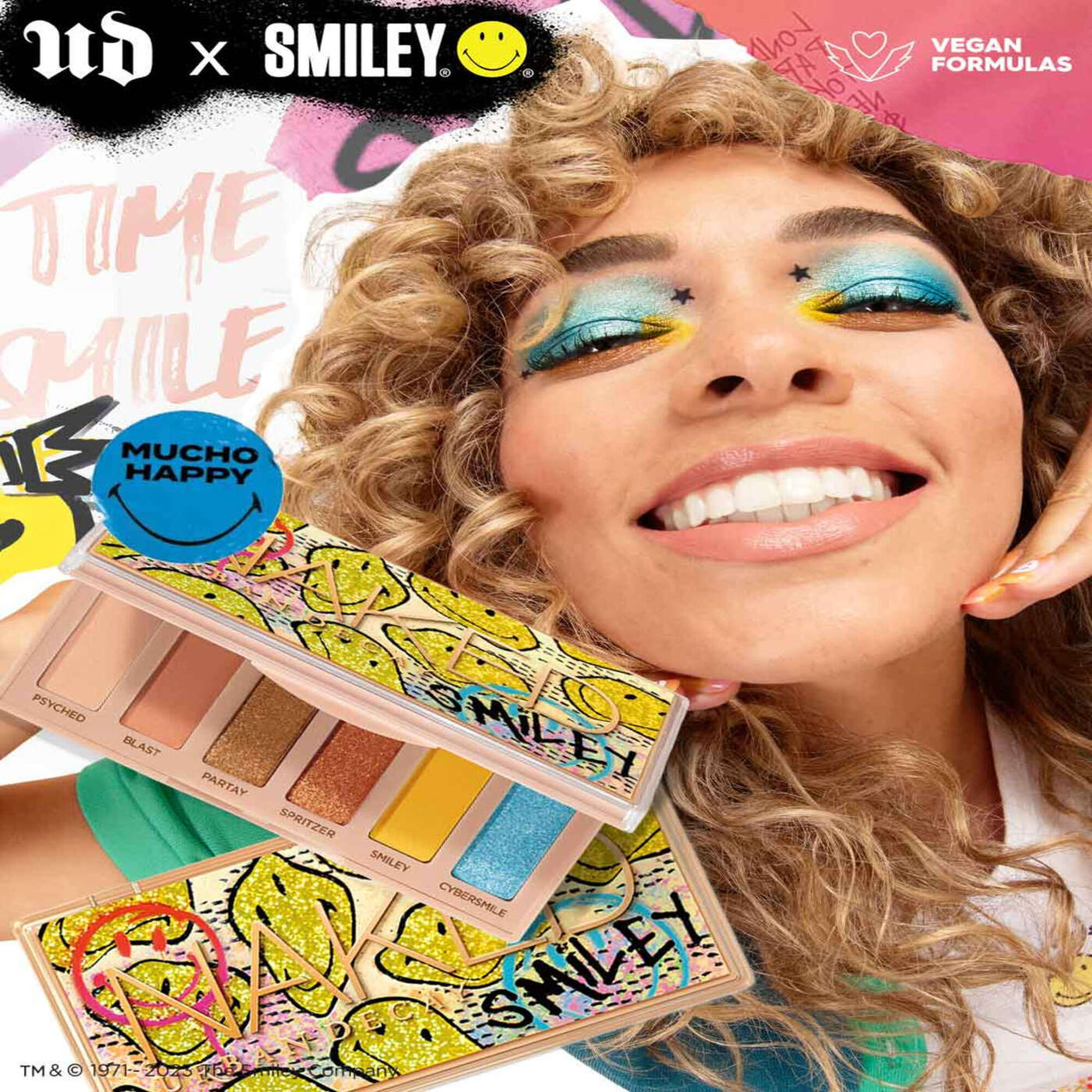Paleta Sombras Mini Naked Smiley Chill Happy