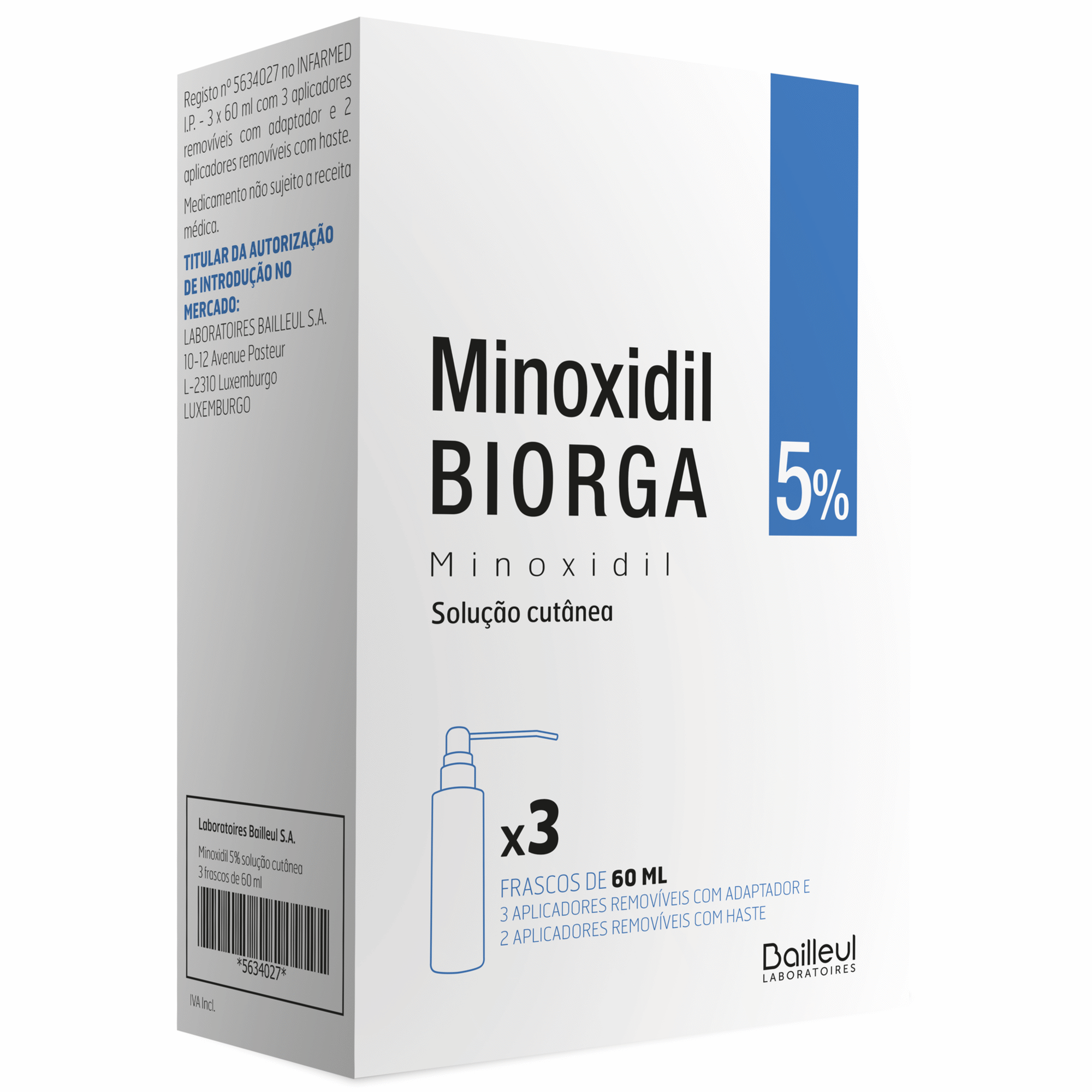 Pack Minoxidil 5% Solução Cutânea