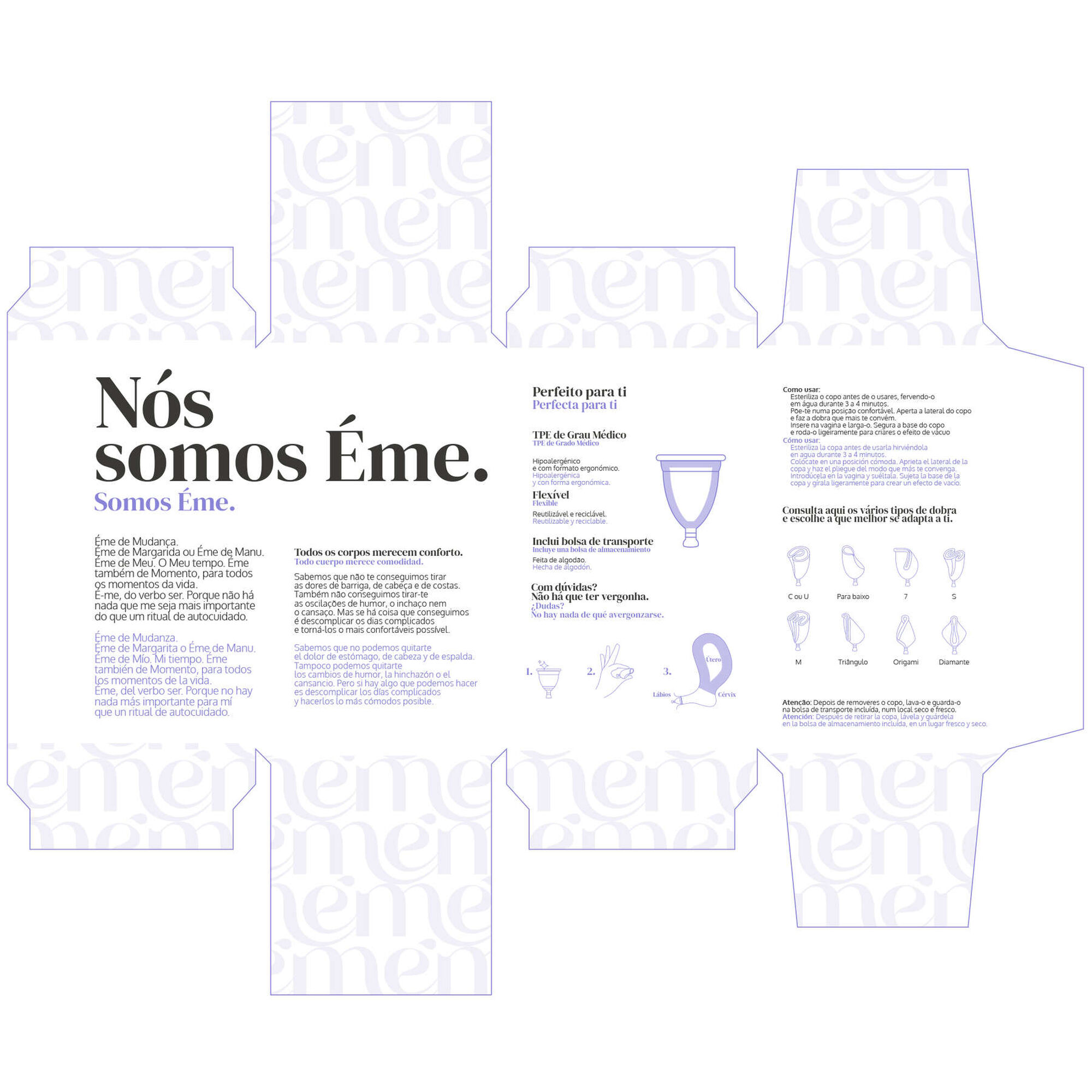 Copo Menstrual Tamanho A Éme