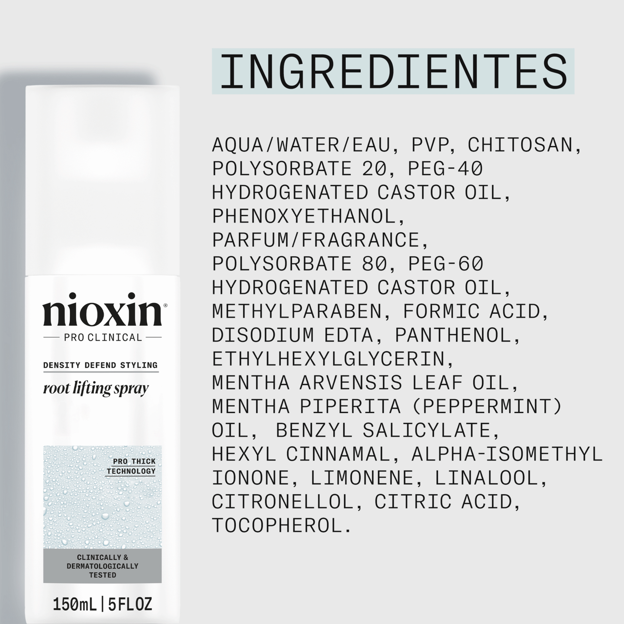 Root Lifting Spray Density Defend Styling