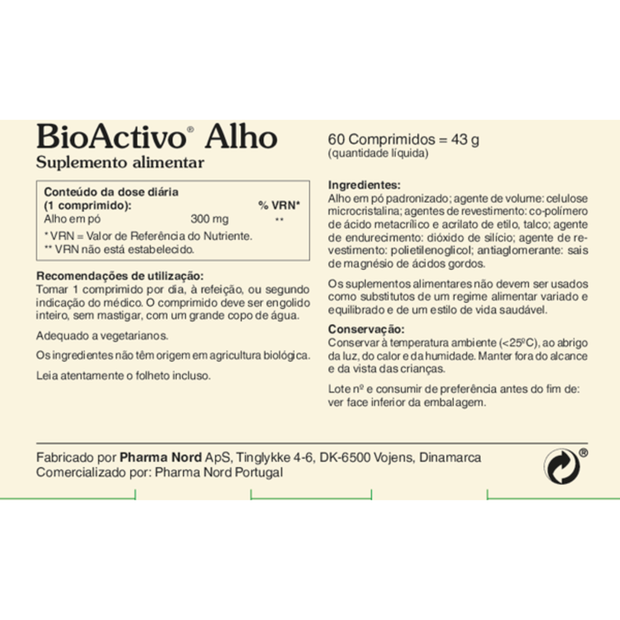 Suplemento Vasos Sanguíneos Saudáveis Alho